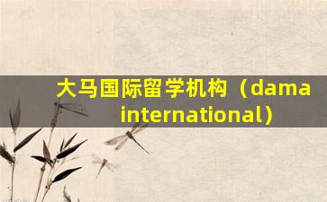 大马国际留学机构（dama international）